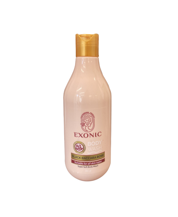 شامپو بدن عصاره رز بلک باکارا ۳۰۰ میل EXONIC